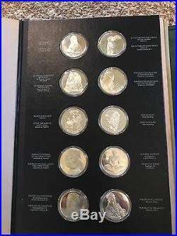 Franklin Mint Treasures of the Louvre, 1.4oz ea, all 50 pcs, Complete Collection