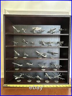 Franklin Mint Worlds Greatest Aircraft collection In pewter all 25 planes