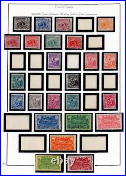French Guiana 1892-1947 Collection Of 200+ Stamps Almost All Mint A Few Used