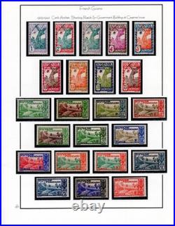 French Guiana 1892-1947 Collection Of 200+ Stamps Almost All Mint A Few Used