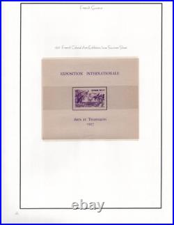 French Guiana 1892-1947 Collection Of 200+ Stamps Almost All Mint A Few Used