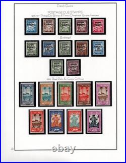 French Guiana 1892-1947 Collection Of 200+ Stamps Almost All Mint A Few Used