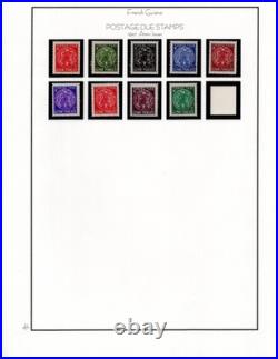 French Guiana 1892-1947 Collection Of 200+ Stamps Almost All Mint A Few Used