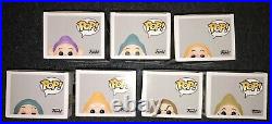 Funko Pop All Seven Dwarfs Lot Rare HTF Vaulted