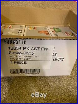 Funko Pop! Flocked Trix, Sonny Coco & GITD Lucky Geoffrey Ad Icons All6 Pop Lot