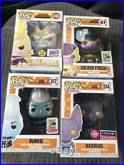 Funko Pop Grail Lot Frieza Red Eyes All-might Glow Sdcc Whis
