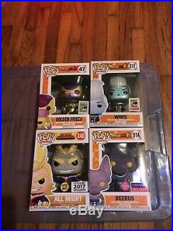 Funko Pop Grail Lot Frieza Red Eyes All-might Glow Sdcc Whis