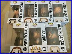 Funko Pop! Lost, Lot of 7 Complete Set, Vaulted/Retired All with Protectors