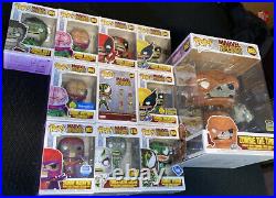Funko Pop Marvel Zombie Set Lot All Exclusives Glow In The Dark Limited Ed. LE