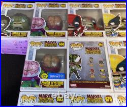 Funko Pop Marvel Zombie Set Lot All Exclusives Glow In The Dark Limited Ed. LE