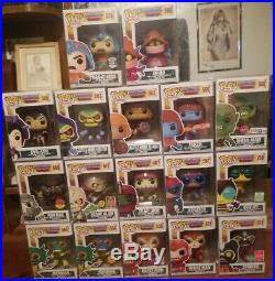 Funko Pop (Masters of the Universe) Lot of 17 All In Protectors MOTU He-Man