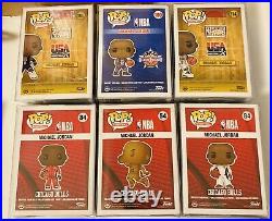 Funko Pop! Michael Jordan Lot Bronze Team USA White & Navy Warmups All Star