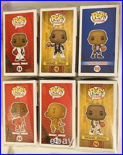 Funko Pop! Michael Jordan Lot Bronze Team USA White & Navy Warmups All Star