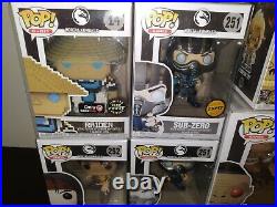 Funko Pop Mortal Kombat ONLY Complete SET ON EBAY! ALL MINT! WITH PROTECTORS