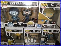 Funko Pop Mortal Kombat ONLY Complete SET ON EBAY! ALL MINT! WITH PROTECTORS