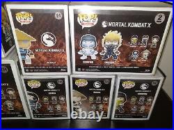 Funko Pop Mortal Kombat ONLY Complete SET ON EBAY! ALL MINT! WITH PROTECTORS