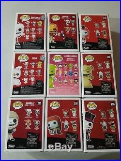 Funko Pop Nightmare Before Christmas Lot Of 9 Pops All Vaulted