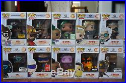 Funko Pop Overwatch Pharah, Sombra, Soldier, Mercy LOT OF 10(ALL EXCLUSIVES)