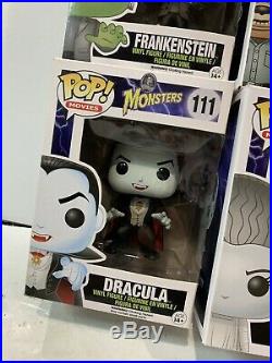 Funko Pop! Universal Monsters Lot Of 8 Full Run Set All New In Box Dracula Frank