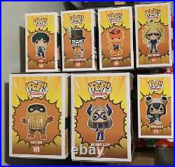 Funko Pop lot My Hero Academia Tsuyu Mount Lady All Might Compress Fatgum Deku++