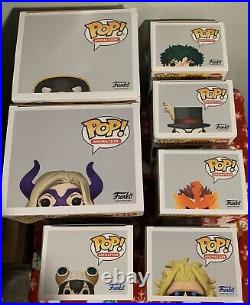 Funko Pop lot My Hero Academia Tsuyu Mount Lady All Might Compress Fatgum Deku++