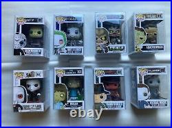 Funko Pops Horror & Movies Lot of 8 All Brand New Free Shipping in US