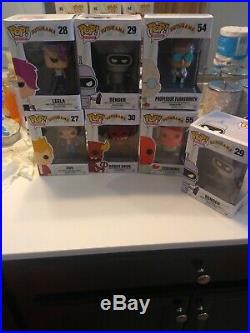 Futurama Funko Pop Lot! All boxed and new! Throwing in duplicate bender