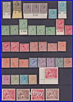 GB KGV COLLECTION x180+ stamps all MINT HINGED to 1/- (CV £2,500+)