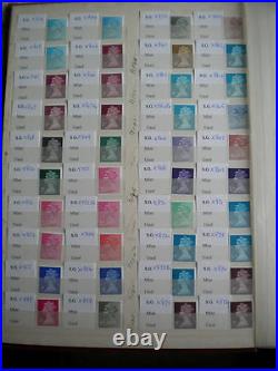 GB SPECIALISED MACHIN COLLECTION SGX841-X1058 COMPLETE ALL VARIATIONS 224 Stamps