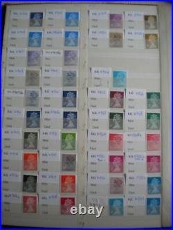 GB SPECIALISED MACHIN COLLECTION SGX841-X1058 COMPLETE ALL VARIATIONS 224 Stamps