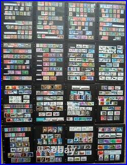 GB stamps collection 1841 to 1978 Mainly Unmounted Mint hagner page all pictured