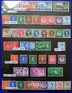 GB stamps collection 1841 to 1978 Mainly Unmounted Mint hagner page all pictured