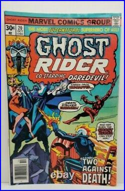 GHOST RIDER 10 comic book LOT sale 1975 MARVEL BRONZE AGE all for one price