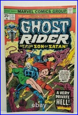 GHOST RIDER 10 comic book LOT sale 1975 MARVEL BRONZE AGE all for one price