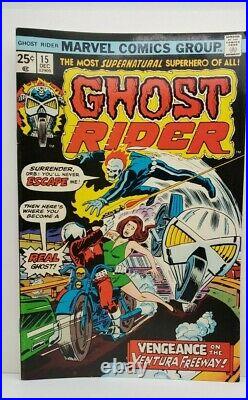 GHOST RIDER 10 comic book LOT sale 1975 MARVEL BRONZE AGE all for one price