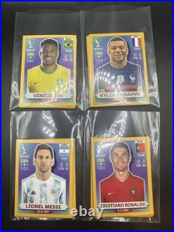 GOLD PARALLEL COMPLETE SET Panini Qatar 2022 Sticker 670 STICKERS Album Inc MINT