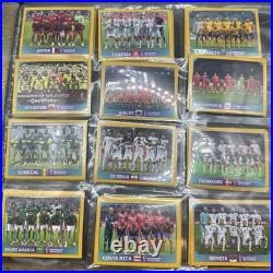 GOLD PARALLEL COMPLETE SET Panini Qatar 2022 Sticker 670 STICKERS Album Inc MINT