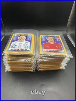 GOLD PARALLEL COMPLETE SET Panini Qatar 2022 Sticker 670 STICKERS Album Inc MINT