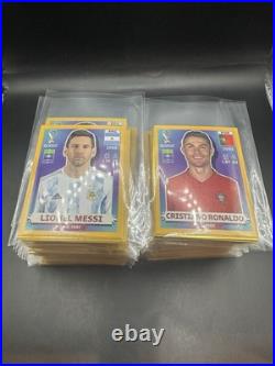 GOLD PARALLEL COMPLETE SET Panini Qatar 2022 Sticker 670 STICKERS Album Inc MINT