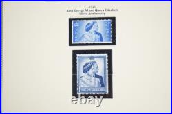 GREAT BRITAIN 1930s-1980s COLLECTION OF 650 STAMPS ALL MINT IN HINGELESS MOUNTS