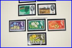 GREAT BRITAIN 1930s-1980s COLLECTION OF 650 STAMPS ALL MINT IN HINGELESS MOUNTS