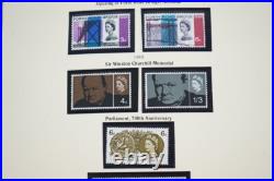 GREAT BRITAIN 1930s-1980s COLLECTION OF 650 STAMPS ALL MINT IN HINGELESS MOUNTS