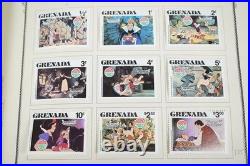 GRENADA 1980-1990s COLLECTION OF 600+ STAMPS ALL MINT HINGED IN SCOTT ALBUM