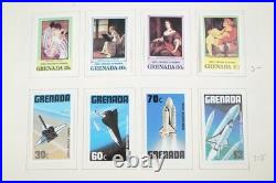 GRENADA 1980-1990s COLLECTION OF 600+ STAMPS ALL MINT HINGED IN SCOTT ALBUM