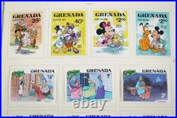GRENADA 1980-1990s COLLECTION OF 600+ STAMPS ALL MINT HINGED IN SCOTT ALBUM