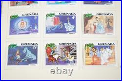 GRENADA 1980-1990s COLLECTION OF 600+ STAMPS ALL MINT HINGED IN SCOTT ALBUM