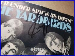 GUARANTEED ALL 5 SIGNED 1960s MINT-EXC 45/vg++ sl. YARDBIRDS over under sideways