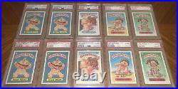 Garbage Pail Kids 2nd Series Psa 10 GemMint 86 Card Variation Set All Mattes Os2