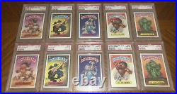 Garbage Pail Kids 2nd Series Psa 10 GemMint 86 Card Variation Set All Mattes Os2