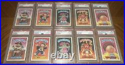 Garbage Pail Kids 2nd Series Psa 10 GemMint 86 Card Variation Set All Mattes Os2